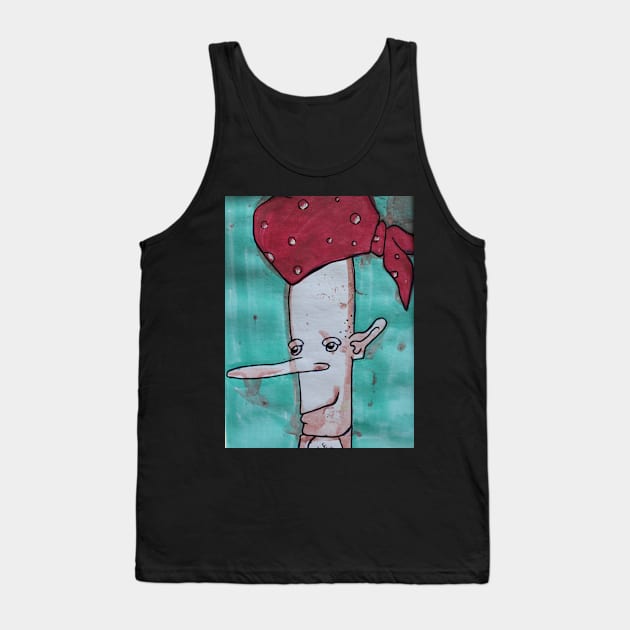 red hat Tank Top by Lins-penseeltje